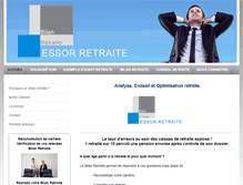 Tablet Screenshot of essor-retraite.fr